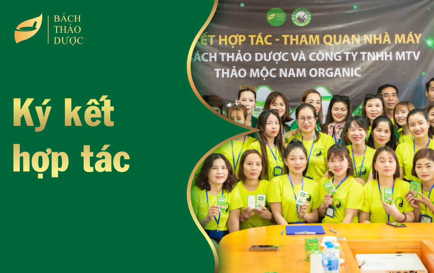 Công ty TNHH MTV THẢO MỘC NAM ORGANIC ký kết hợp tác 